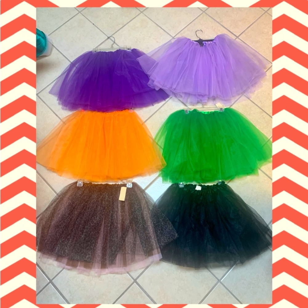 One Size Adult Layered Tutu Skirt… Assorted Colors… Choose your Color… NWT